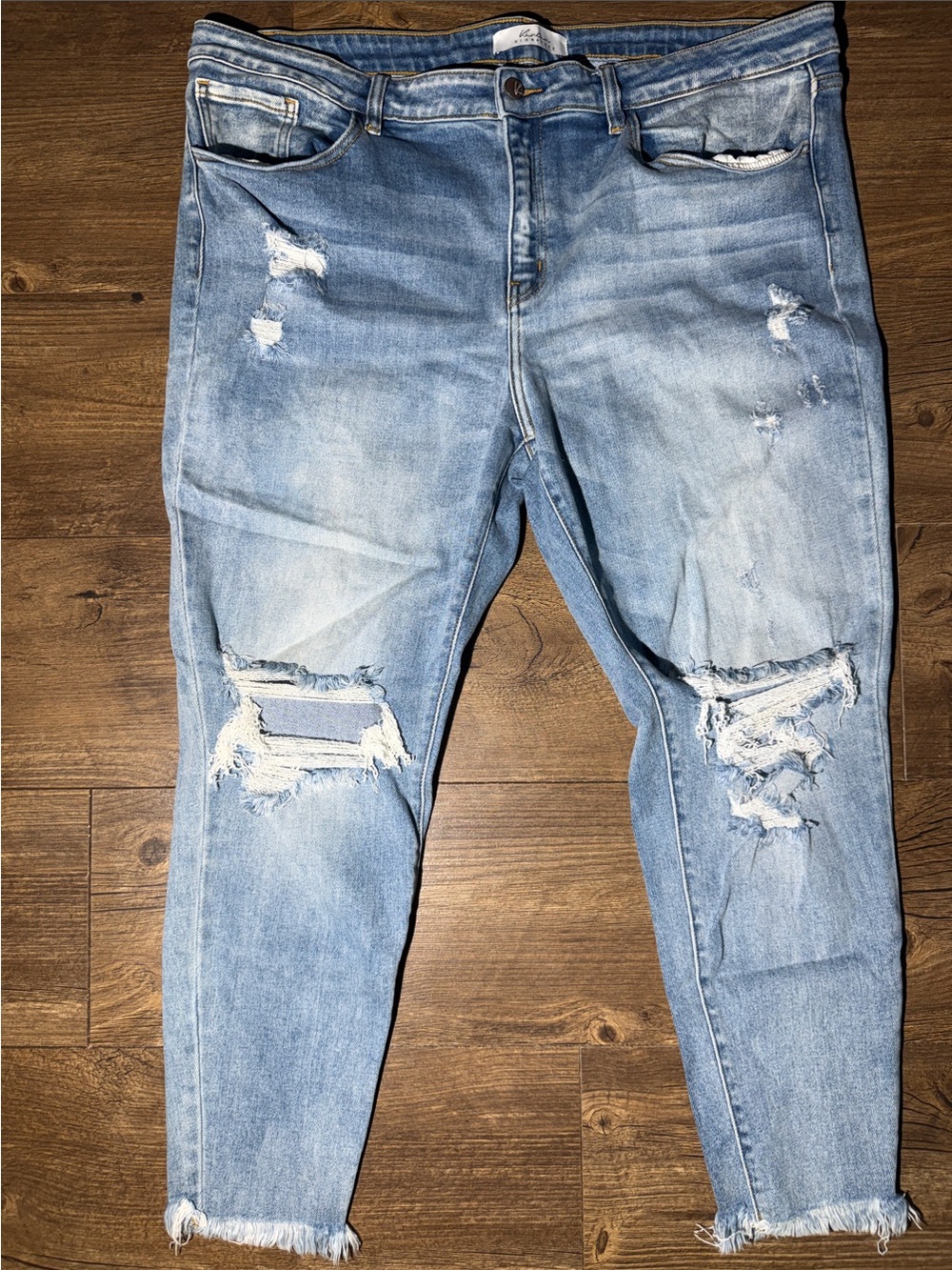Kancan Signature Women’s Distressed Skinny Jeans Size 36